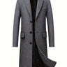 Grey tweed overcoat - Beaulin Paris