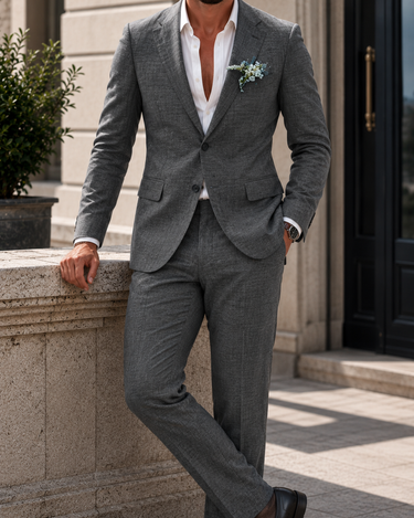 Dark Grey Suit - Beaulin Paris