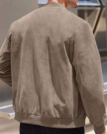 Cardigan Homme Zippé Col Rond Casual