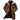 Brown shearling-look coat - Beaulin Paris