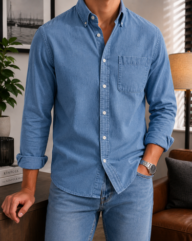 Light Blue Shirt - Beaulin Paris