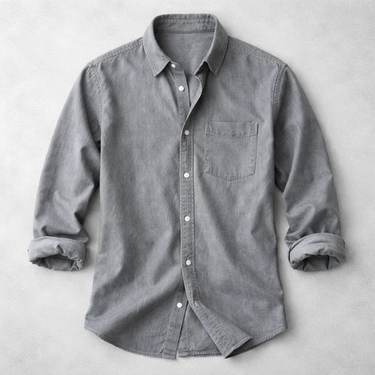 Grey vintage shirt - Beaulin Paris