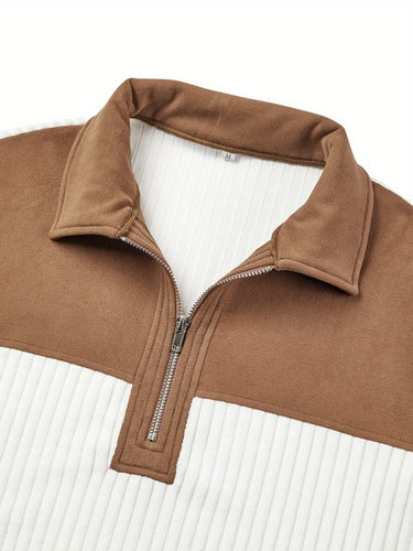 Cream half-zip jumper - Beaulin Paris