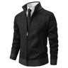 Black waffle knit cardigan - Beaulin Paris