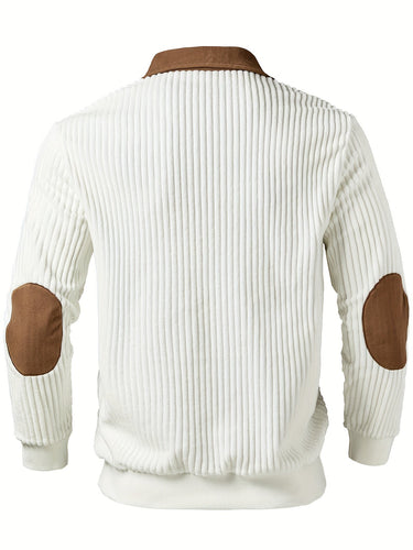 Cream half-zip jumper - Beaulin Paris