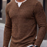 Men's Honfleur Two-Tone Ribbed Sweater — Beaulin Paris