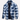 Blue lined flannel overshirt - Beaulin Paris