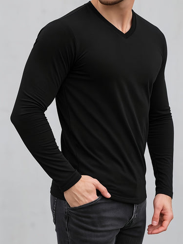 Men's Classic V-Neck Sweater — Beaulin Paris