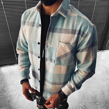 Light Green check shirt - Beaulin Paris
