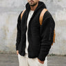 Black sherpa fleece jacket - Beaulin Paris