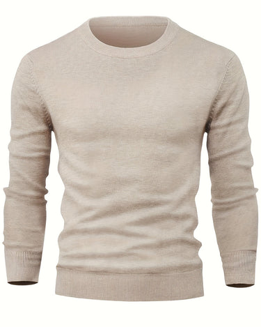 Men's Deauville Thick Crew Neck Sweater — Beaulin Paris