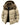 Khaki hooded padded jacket - Beaulin Paris
