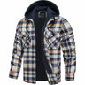 Cream hooded flannel jacket - Beaulin Paris