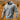 Light Grey textured hoodie - Beaulin Paris
