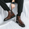 Brown chelsea boots - Beaulin Paris