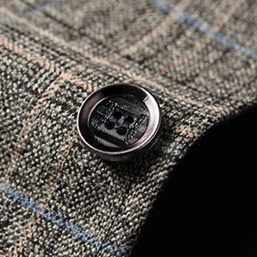 Grey check blazer - Beaulin Paris