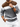 Brown colour block sweater - Beaulin Paris
