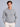 Light Grey cable knit polo - Beaulin Paris