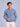 Light Blue cable knit polo - Beaulin Paris