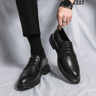 Deep Black derby shoes - Beaulin Paris
