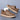 Beige leather effect sneakers - Beaulin Paris