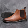 Brown slip-on boots - Beaulin Paris