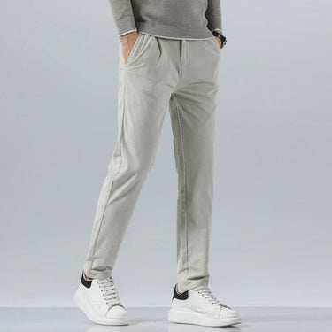 Grey corduroy trousers - Beaulin Paris