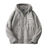 Grey zip hoodie - Beaulin Paris