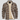 Khaki lined overshirt - Beaulin Paris