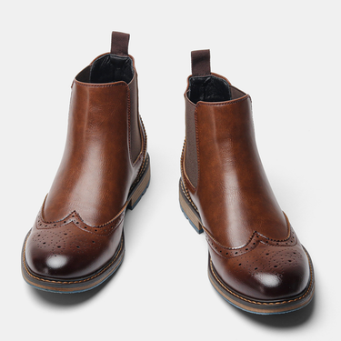 Brown chelsea boots - Beaulin Paris