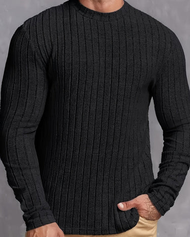 Men's Stretch Round Neck Base Layer — Beaulin Paris