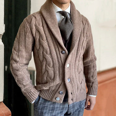 Khaki Cardigan - Beaulin Paris