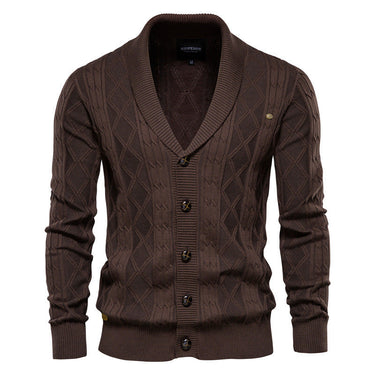 Dark Brown Cardigan - Beaulin Paris