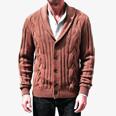 Brown Cardigan - Beaulin Paris