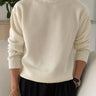 Cream Knit Sweater - Beaulin Paris