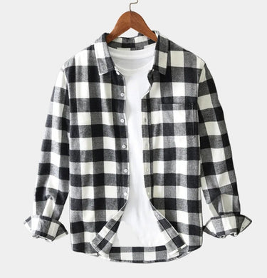 Black checked shirt - Beaulin Paris