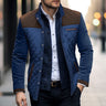 Navy quilted jacket - Beaulin Paris
