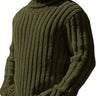 Pull Homme Col Montant Blanc