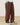 Pantalon velours côtelé Marron Foncé