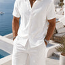 White Co-Ord Set - Beaulin Paris