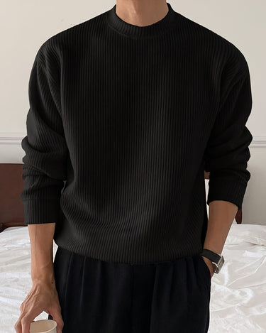 Black Knit Sweater - Beaulin Paris