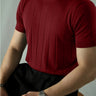 Men's Ribbed Short Sleeve T-Shirt — Beaulin Paris