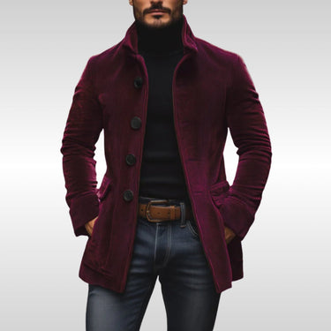 Burgundy coat - Beaulin Paris