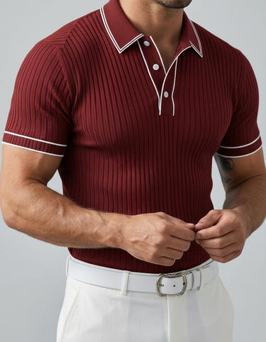Red Polo Shirt - Beaulin Paris