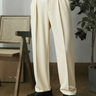 Beige Trousers - Beaulin Paris