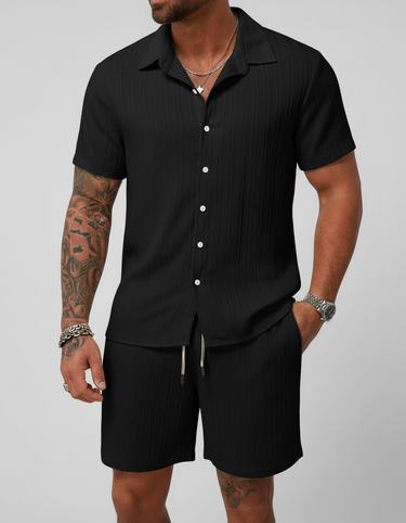 Black Co-Ord Set - Beaulin Paris