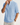 Light Blue Henley Shirt - Beaulin Paris