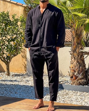 Black Co-Ord Set - Beaulin Paris