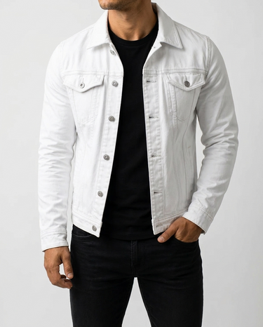 Veste Homme en Denim Casual