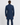 Beaulin Paris Manteau Homme à Col Cranté Bleu - vue de dos